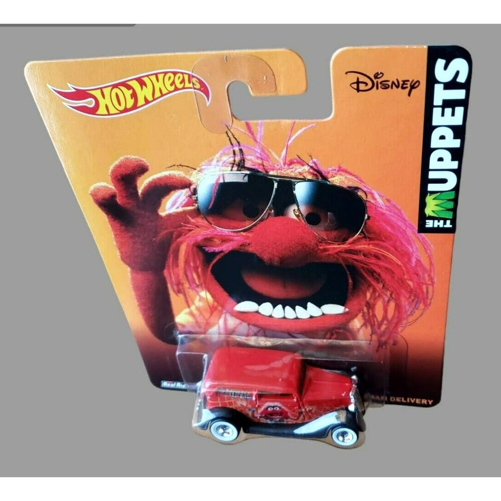 2014 Hot Wheels Pop Culture: The Muppets '34 FORD SEDAN DELIVERY Red/Black 1:64 - Picture 11 of 16